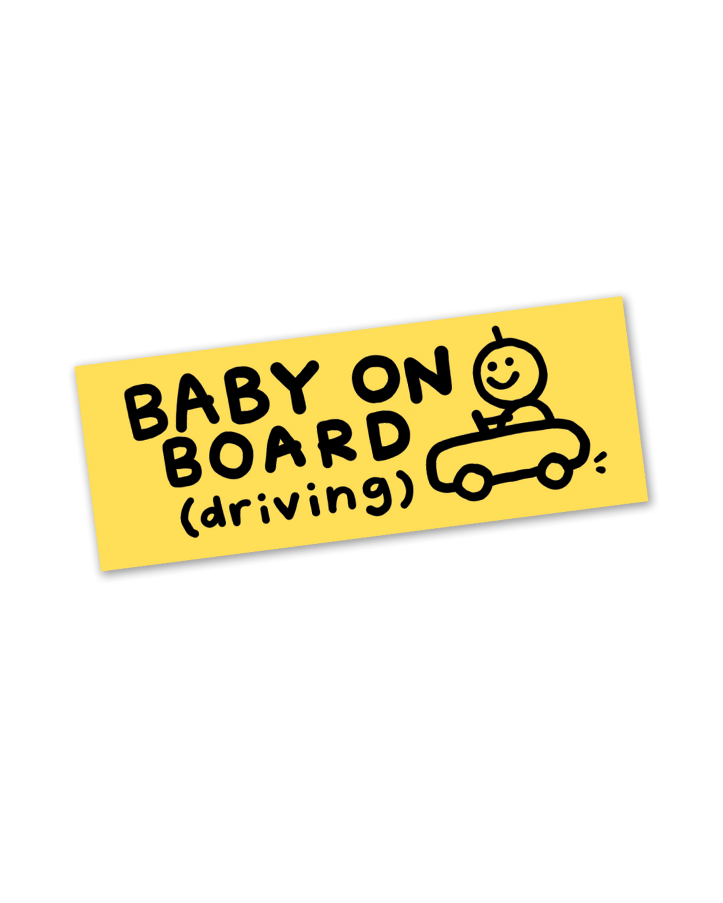 baby on board bumper sticker