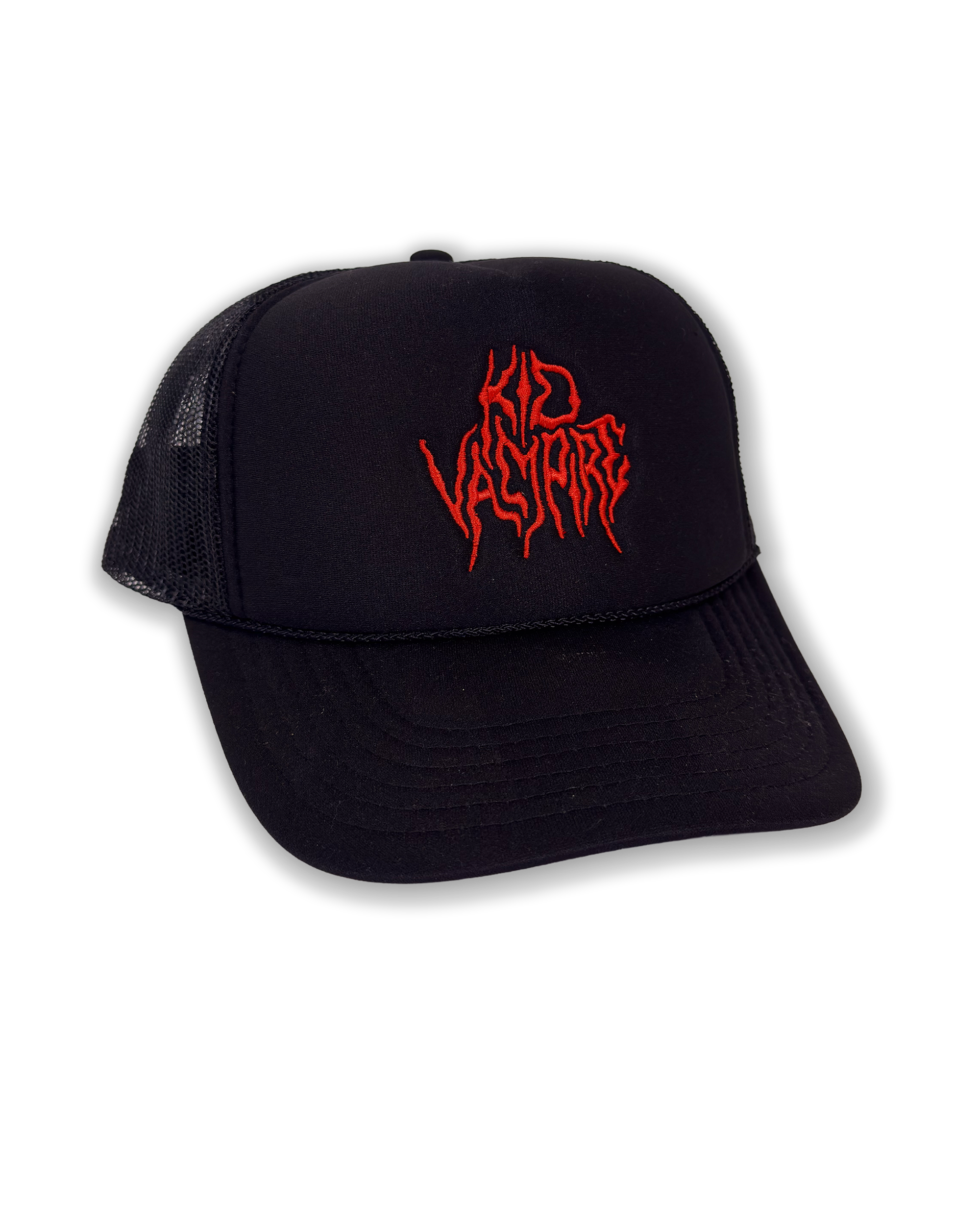 kid vampire trucker hat