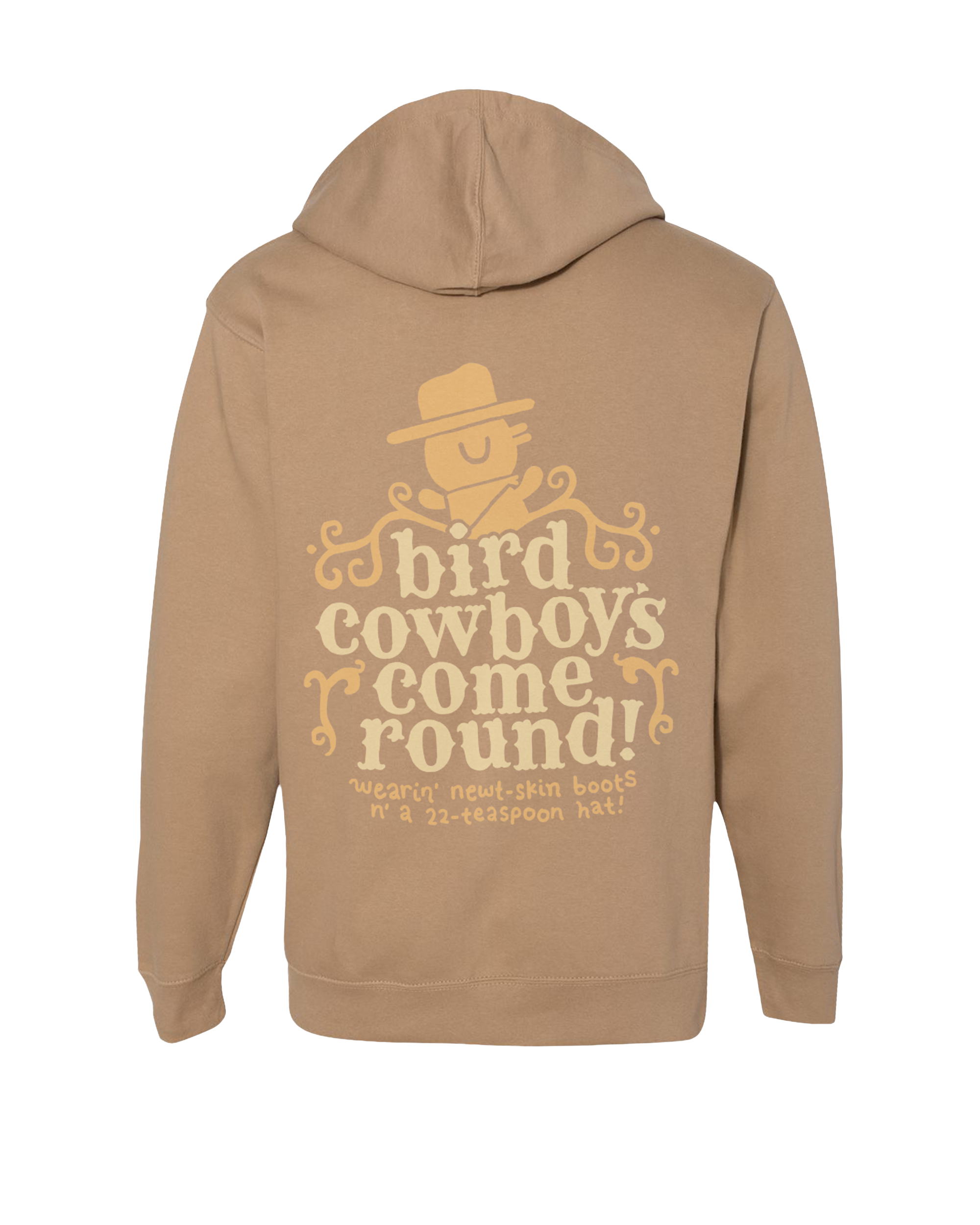 bird cowboy hoodie