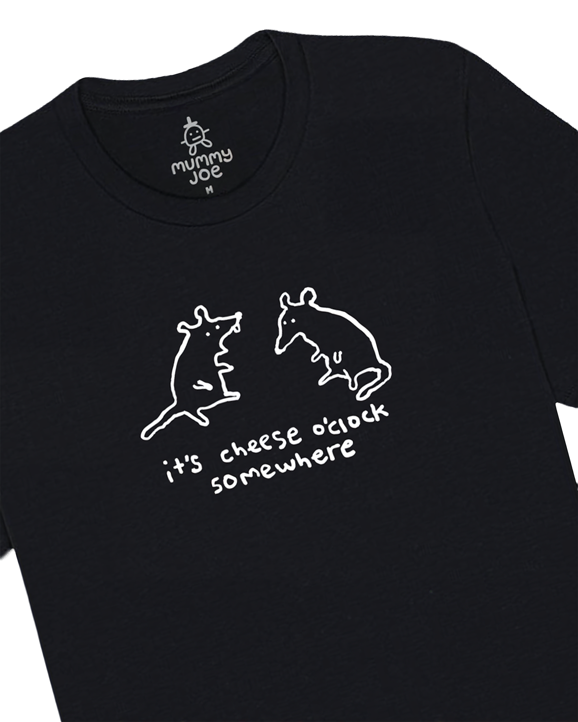 cheese o'clock t-shirt