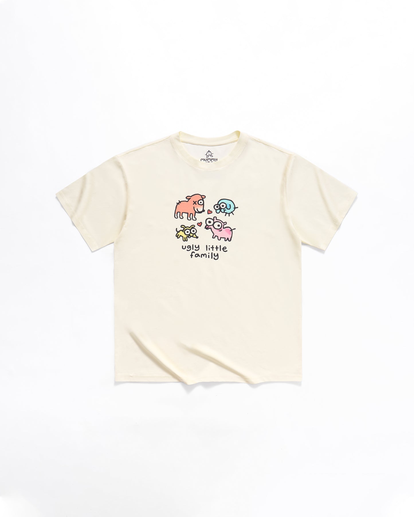 Ugly Family Off-White T-Shirt