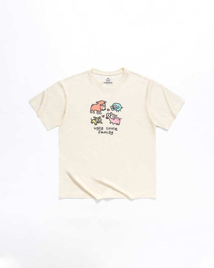 Ugly Family Off-White T-Shirt