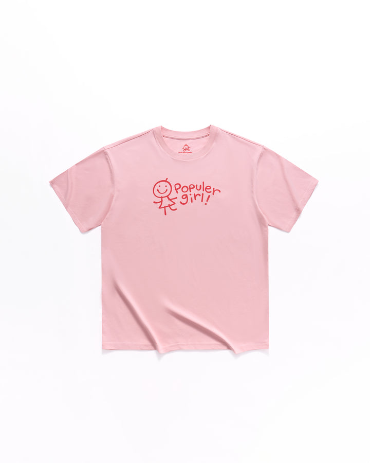 Populer Girl Pink T-Shirt