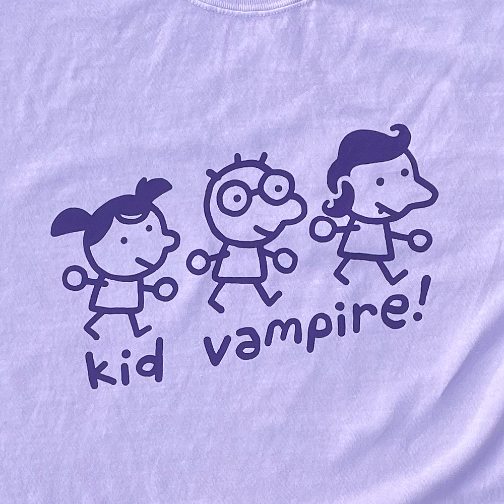 KID VAMPIRE PURPLE SHIRT