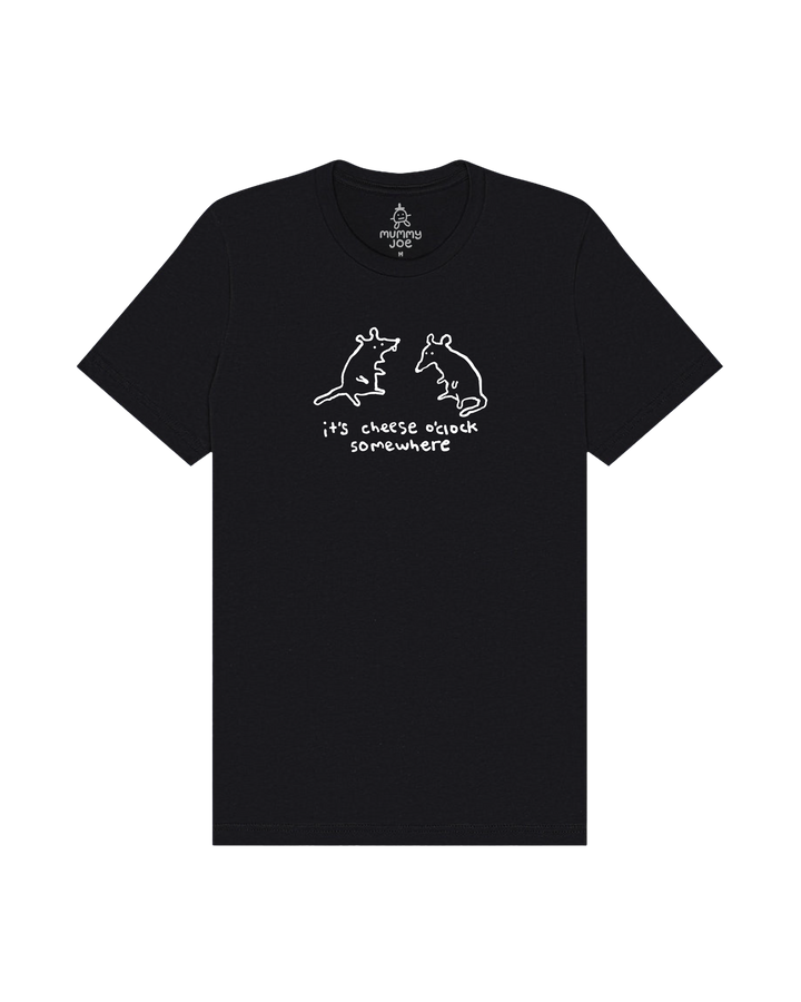 cheese o'clock t-shirt